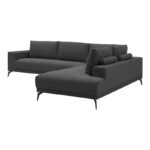 Left corner sofa Selio anthracite fabric 300x240x100cm - Слика 5