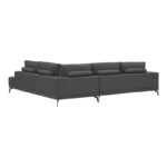 Left corner sofa Selio anthracite fabric 300x240x100cm - Слика 6