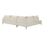 Left corner sofa Zenqua beige fabric 291x233x90cm - Слика 6