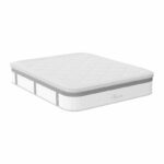 Bed with mattress Mago-Utopia Pakoworld PU grey 150x200cm - Image 4