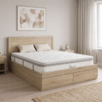Bed with drawer and mattress Olympus-Utopia sonoma 150x200cm