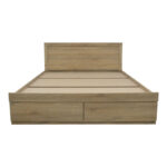 Bed with drawer and mattress Olympus-Utopia sonoma 150x200cm - Image 3