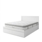 Bed with drawer and mattress Olympus-Utopia white 150x200cm - Image 2