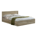 Olympus Utopia bed with mattress Pakoworld with drawer sonoma 160x200cm - Слика 2