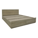 Olympus Utopia bed with mattress Pakoworld with drawer sonoma 160x200cm - Слика 3
