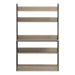 Floor shelf Oranis sonoma-black 105x38x165cm - Слика 3
