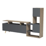 Tv unit Defry sonoma-anthracite 177.5x31.5x110cm - Слика 5