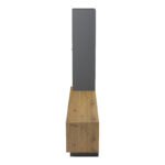 Tv unit Tilveo oak-anthracite 230x41.5x180cm - Слика 6