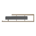 Tv stand Arbero anthracite-sonoma 198x40x45cm - Слика 4