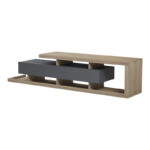 Tv stand Arbero anthracite-sonoma 198x40x45cm - Слика 5