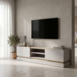 Tv stand Wendo taupe-sonoma 200x37x47cm