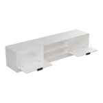 Tv stand Lemardo white 180x40x40cm - Слика 2