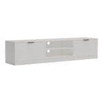 Tv stand Lemardo white 180x40x40cm - Слика 3
