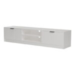 Tv stand Lemardo white 180x40x40cm - Слика 5