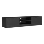 Tv stand Lemardo black 180x40x40cm - Слика 3