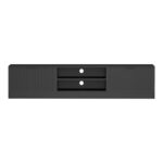 Tv stand Lemardo black 180x40x40cm - Слика 4