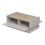 Coffee table Wendo taupe-sonoma 97x60x40cm - Слика 2