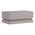 Coffee table Wendo taupe-sonoma 97x60x40cm - Слика 3