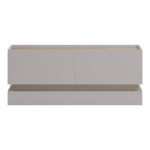 Coffee table Wendo taupe-sonoma 97x60x40cm - Слика 4