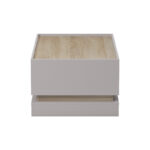 Coffee table Wendo taupe-sonoma 97x60x40cm - Слика 6