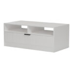 Coffee table Lemardo white 100x50x40cm - Слика 5