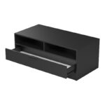 Coffee table Lemardo black 100x50x40cm - Слика 2