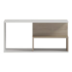 Coffee table Kelena sonoma-white 90x51x43cm - Слика 3