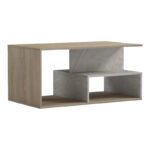 Coffee table Kelena sonoma-beige marble look 90x51x43cm - Слика 2