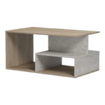 Coffee table Kelena sonoma-beige marble look 90x51x43cm - Слика 4