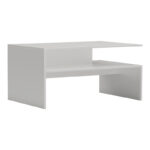 Coffee table Coffa white 90x60x45cm - Слика 2