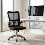 Work chair manager Annalise black mesh 57x53x100cm - Слика 3