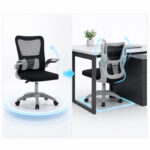 Work chair manager Annalise black mesh 57x53x100cm - Слика 4