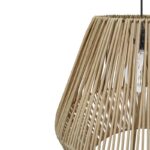 Lilabel Inart wicker ceiling lamp in natural color Φ25x84cm - Image 3