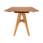 Cadrada table teak wood in natural shade 70x70x76cm - Image 3