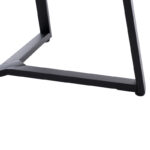 Vampor I  metal table base in black shade 112x60x72cm - Image 3