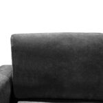 Right corner sofa Menande anthracite fabric 248x160x89cm - Image 5
