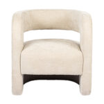 Armchair Coconda beige fabric 63x68x71cm - Слика 5