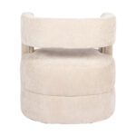Armchair Coconda beige fabric 63x68x71cm - Слика 6