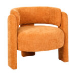 Armchair Janko amber fabric 67x78x71cm