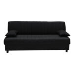 Three seater sofabed Romina with storege space beige fabric 180x75x85cm - Слика 4