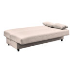 Three seater sofabed Romina with storege space brown fabric 180x75x85cm - Слика 3