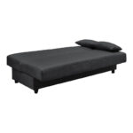 Three seater sofabed Romina with storege space grey fabric 180x75x85cm - Слика 2