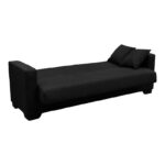Vox Sofa bed three seater with storage space anthracite fabric 210x84x83cm - Слика 2