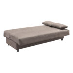 Three seater sofabed Romina with storege space dark grey fabric 180x75x85cm - Слика 3