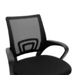 Recline office chair Berto with black mesh fabric and chrome base 60x48x85-95cm - Image 6