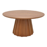 Coffee table Franzel mdf walnut D80x40cm - Image 2