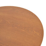 Dining table Franzel mdf walnut D120x75cm - Image 4