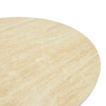 Dining table Karlino sintered stone in travertine look-mdf natural color 180x90x76cm - Image 5