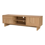 Jenfia mdf tv stand in natural shade 150x39x45.5cm - Слика 2