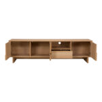 Jenfia mdf tv stand in natural shade 180x39x45.5cm - Слика 3